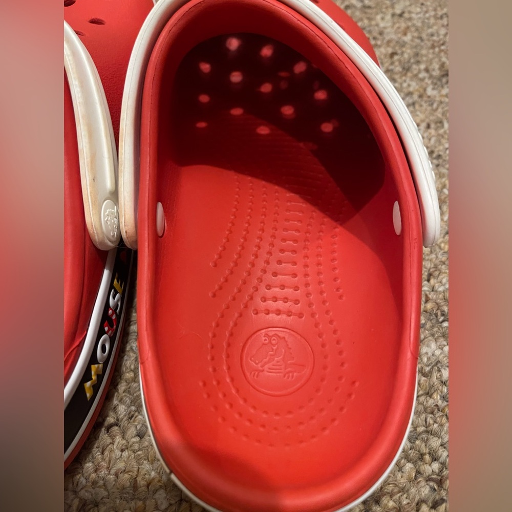 Disney Parks X  Minnie Mouse III Red Band Slip On‎ Crocs - Picture 6 of 9